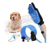 MANGUERA CEPILLO PARA BAÑO DE MASCOTAS