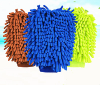 Guante En Microfibra Para El Lavado De Auto