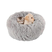 Cama Tipo Dona Acolchada y Suave para Mascotas Talla S