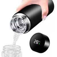 Termo Inteligente de Acero Inoxidable con Medidor de Temperatura LED