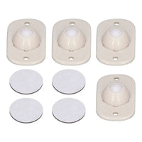 Ruedas Adhesivas Giratorias de 360 Grados para Muebles y Cajas