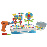 JuegueteJuego de Herramientas de Juguete 4 en 1 con Taladro 3D para Niños