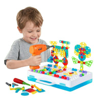 JuegueteJuego de Herramientas de Juguete 4 en 1 con Taladro 3D para Niños