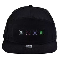 Gorra de Béisbol con Luces LED Inteligentes y Mensajes Programables