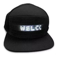 Gorra de Béisbol con Luces LED Inteligentes y Mensajes Programables
