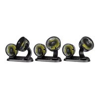 Ventilador de Doble Cabeza para Coche