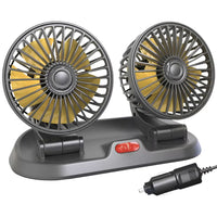 Ventilador de Doble Cabeza para Coche