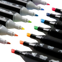 Set de Marcadores de Doble Punta para Arte y Dibujo de 120 Unidades
