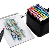 Set de Marcadores de Doble Punta para Arte y Dibujo de 120 Unidades