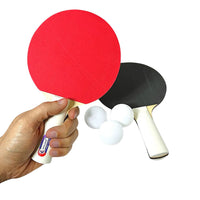 RAQUETA PING PONG + 3 BOLAS