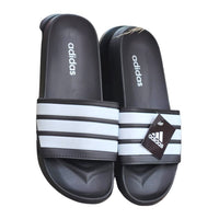 Sandalias Playeras Tipo Chancla de Goma para Hombre Negro