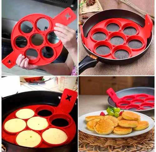 Molde de Silicona para Panqueques y Huevos