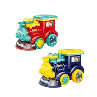 Tren de Juguete Lanzador de Burbujas con Luces y Sonido para Niños