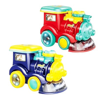 Tren de Juguete Lanzador de Burbujas con Luces y Sonido para Niños