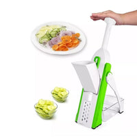 Cortador de Verduras Multifuncional con Cuchillas de Acero Inoxidable