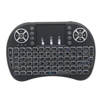 Mini Teclado Inalámbrico Portátil con Retroiluminación LED RGB