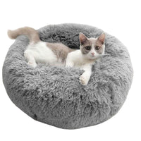 Cama Tipo Dona Acolchada y Suave para Mascotas Talla S