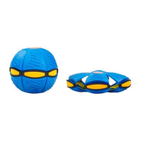 Juguete de Pelota Deformable Tipo Platillo Volador con Luz LED