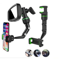 Soporte de Celular Ajustable para Espejo Retrovisor de Carro