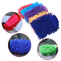 Guante En Microfibra Para El Lavado De Auto