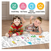 Rollo papel de Dibujo Niños Marcadores